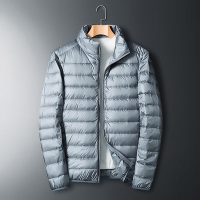 Chaqueta Acolchada de Plumas Ligera con Cuello de Pie para Otoño e Invierno - Image 27