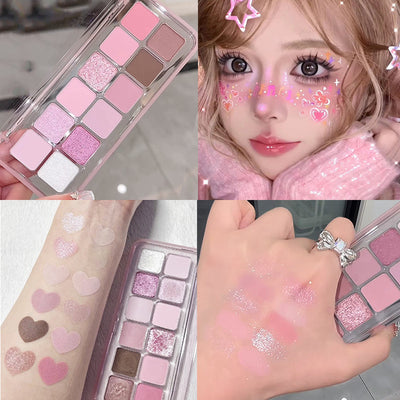 Paleta de Sombras 12 Colores Versátil para Ojos - Image 7