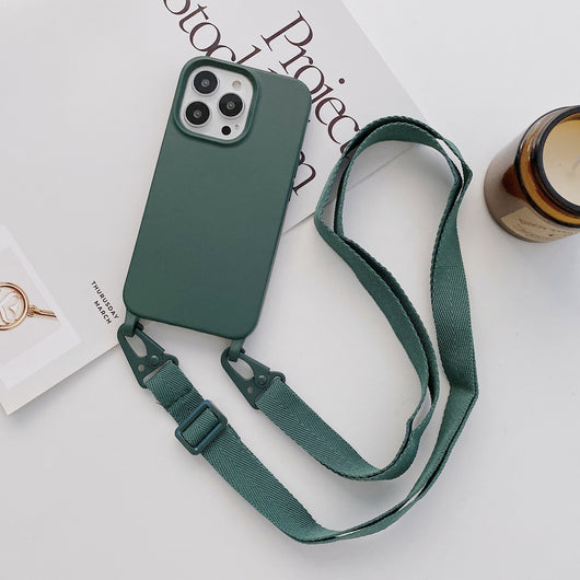 Funda Crossbody con Cordón de Silicona Líquida para Celular - Image 8