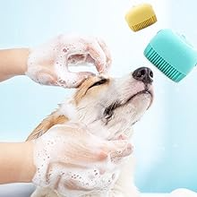 Cepillo de Baño para Mascotas con Dispensador de Jabón - Cerdas de Silicona Suave - Image 14