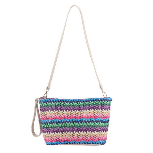 Bolsa de Hombro Arcoíris con Rayas Horizontales - Tendencia 2024 - Image 2