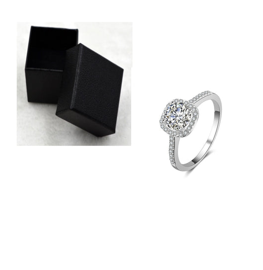 Anillo de Plata para Bodas y Compromisos con Circonia Cúbica Luxury - Image 6