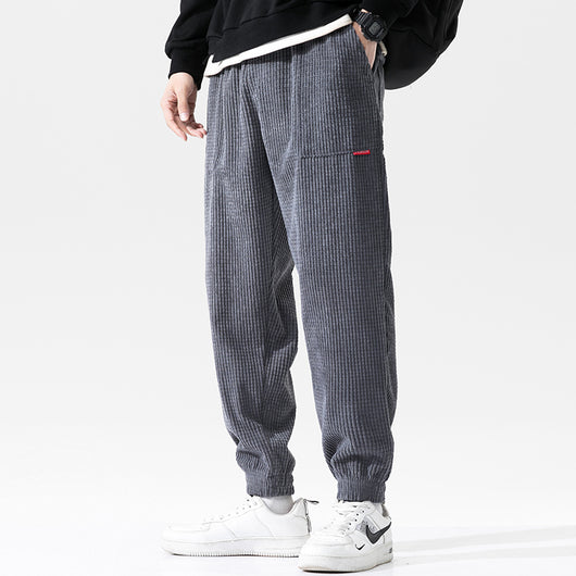 Pantalones de Pana Casual para Hombre - Estilo Deportivo y Profesional - Image 7