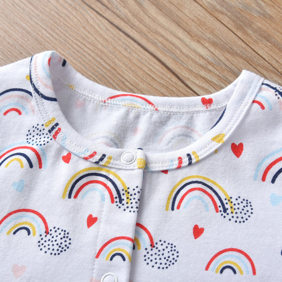 Enterizo Infantil Estampado Arcoíris
