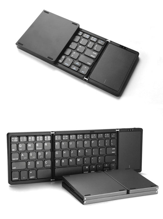 Teclado Inalámbrico Plegable con Touchpad para Móvil, Tablet y Laptop - Image 8