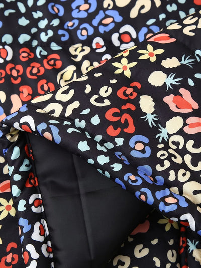 Chaqueta de Algodón Suelta con Cuello de Pie y Cierre - Image 14