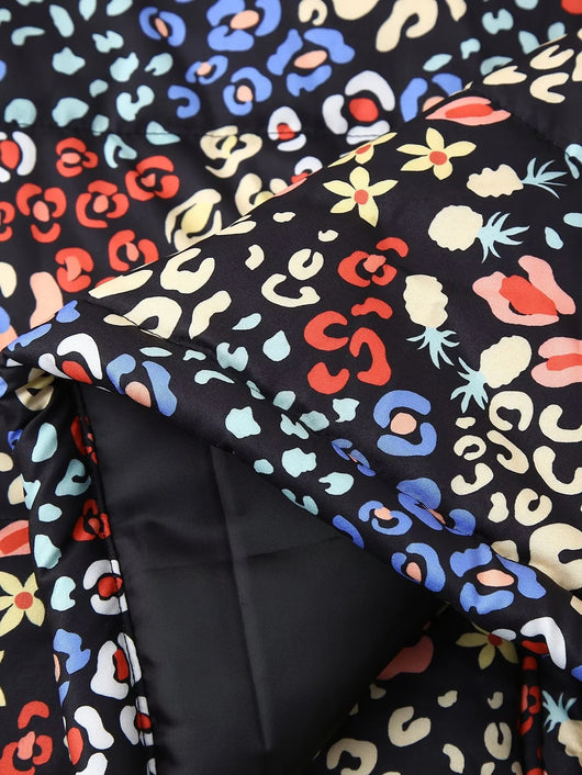 Chaqueta de Algodón Suelta con Cuello de Pie y Cierre - Image 14