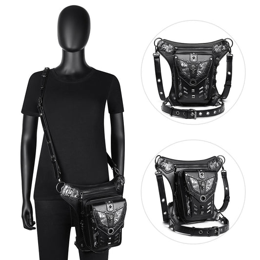 Bolso Messenger de Calavera para Dama - Diseño Único de Hombro Único