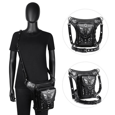 Bolso Messenger de Calavera para Dama - Diseño Único de Hombro Único