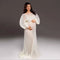 Vestido Largo Plisado Transparente para Embarazadas con Vientre Pronunciado