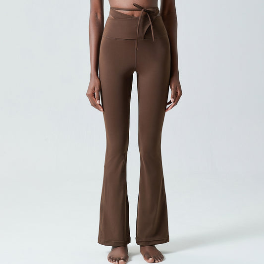 Pantalones Yoga Ajustados con Cordón para Mujer Tallas Grandes - Image 2