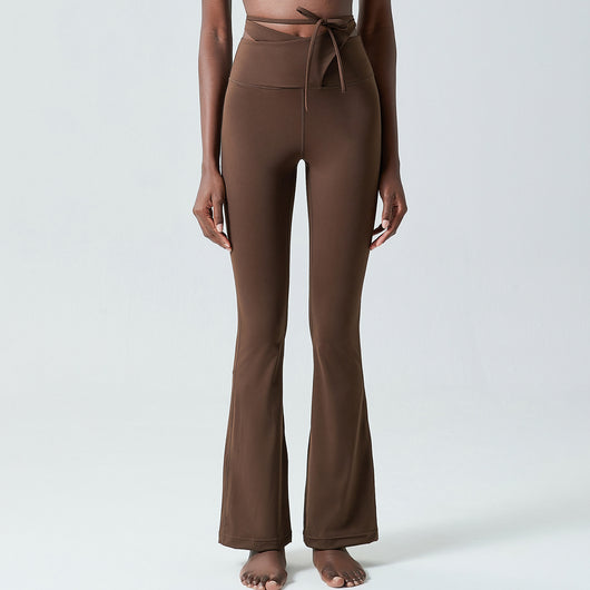 Pantalones Yoga Ajustados con Cordón para Mujer Tallas Grandes - Image 2