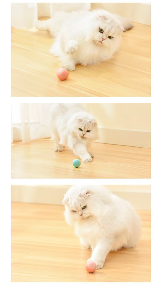 Pelota Inteligente Giratoria Automática para Gatos - Juguete Interactivo con Gravedad - Image 2