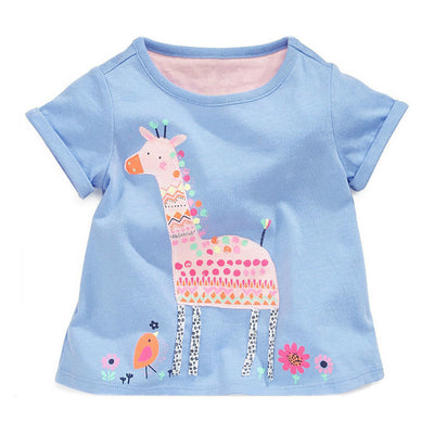 Playera Infantil de Algodón para Niña - Manga Corta - Image 7