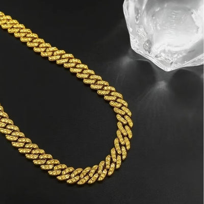 Cadena Cubana de Aleación con Strass Estilo Hip-hop para Hombre - Image 6