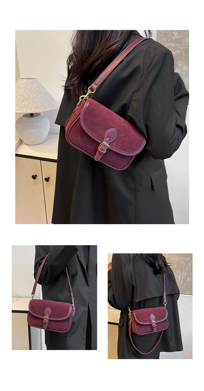 Bolso Mensajero de Cuero Mate con Cierre Magnético - Image 11