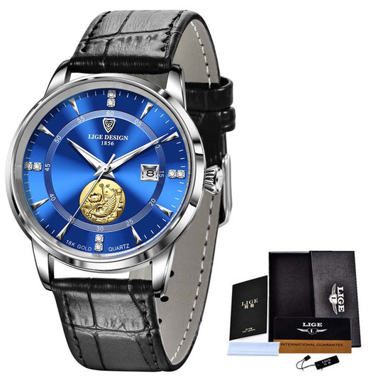 Reloj Mecánico Automático Fish Leap Longmen con Doble Calendario e Impermeabilidad - Image 17