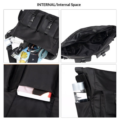 Bolsa Crossbody de Lona Utilitaria Estilo Japonés para Hombre - Image 3