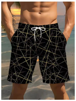 Shorts Casuales para Hombre con Estampado de Rayos - Image 14