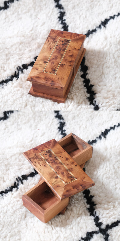 Caja Joyero Marrroquí Giratorio de Madera Artesanal - Image 22