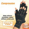 Guantes de Recuperación Deportiva de Media Caña con Fibra de Cobre