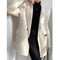 Blazer Corto Doble Faz de Cachemira Estilo Hepburn para Mujer