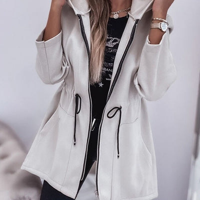 Abrigo Hoodie Casual para Mujer - Colección Otoño Invierno