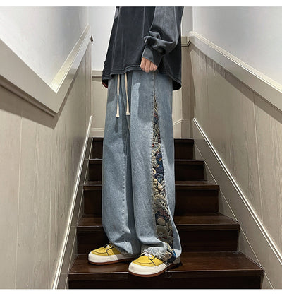 Jeans Holgados de Moda Urbana para Hombre - Diseño Parejas Casual Otoño - Image 8