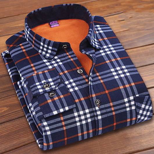 Suéter Tejido Grueso con Forro de Terciopelo para Hombre - Manga Larga Calidez Premium - Image 7