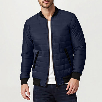 Chaqueta Acolchada de Cuello Alto en Algodón - Estilo Universitario - Image 21