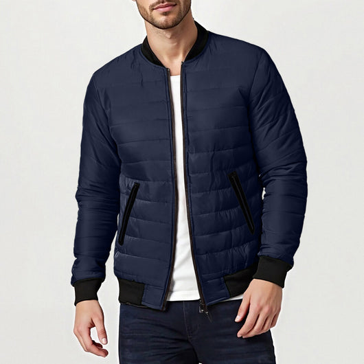 Chaqueta Acolchada de Cuello Alto en Algodón - Estilo Universitario - Image 21