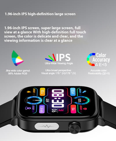 Reloj Inteligente ET570 con Llamadas Bluetooth, ECG y Medidor de Glucosa - Image 25