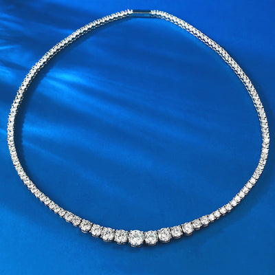 Collar de Plata S925 Gota de Agua con Diamante - Elegancia Moderna