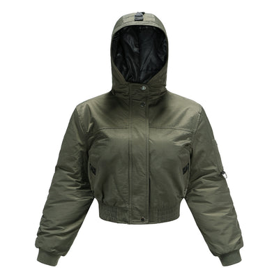 Chaqueta Suelta de Algodón para Mujer - Manga Larga Casual - Image 11