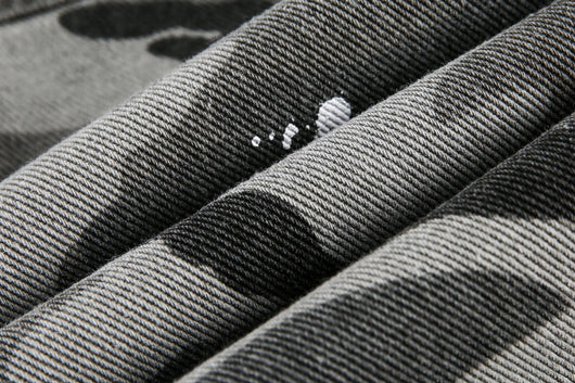 Camisa de Manga Larga Estilo Retro Americano con Diseño Camuflado Desgastado - Image 17