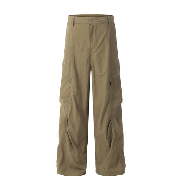 Pantalones de Trabajo Hip Hop con Bolsillos - Diseño Urbano para Hombre