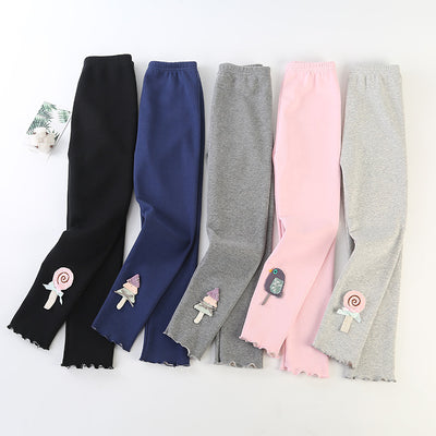 Pantalones Térmicos Ajustados con Volantes y Forro Polar - Image 3