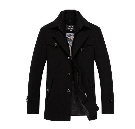 Abrigo Largo Casual para Hombre con Aislamiento Térmico - Image 3