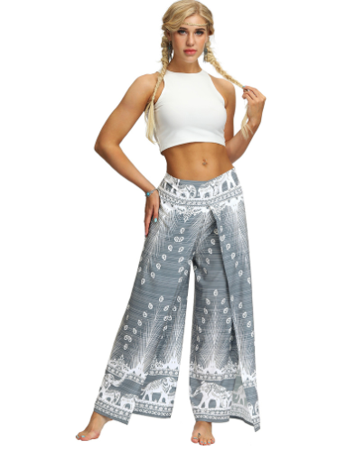 Pantalones Casuales de Verano con Estampado de Pluma de Pavo Real - Cómodos y Transpirables - Image 13