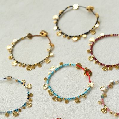 Pulsera de Piedra Natural Tejida a Mano para Mujer - Image 3