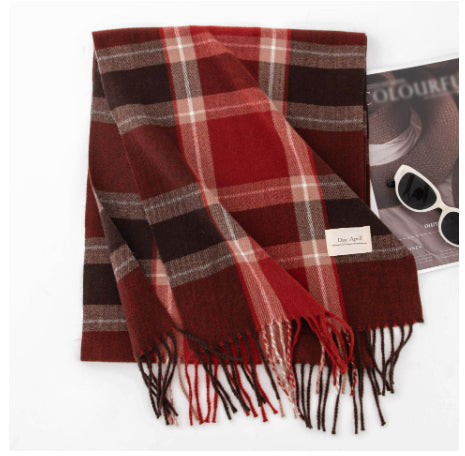 Bufanda Cuadros Mujer Efecto Cashmere - Elegancia y Calidez - Image 18