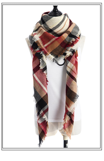 Pashmina Reversible Talla Grande - Chal Doble Cara Suave y Versátil - Image 57