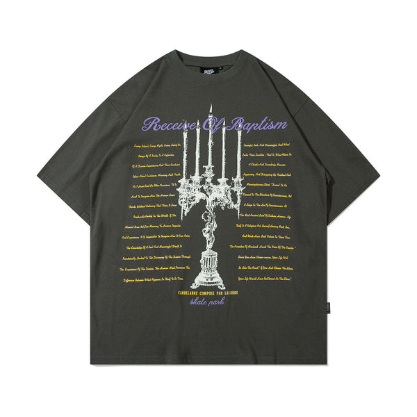 Playera Estampada de Manga Corta para Hombre - Image 2