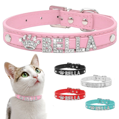 Collar Personalizado para Perros Pequeños con Strass Brillante - Image 4