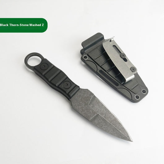 Cuchillo de Campamento Portátil de Alta Dureza con Hoja Recta - Image 8