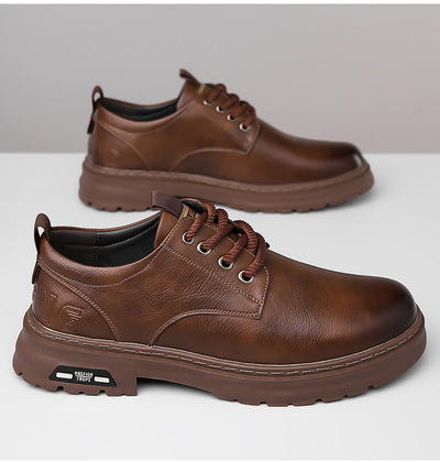 Zapatos Casuales de Cuero para Hombre con Diseño Retro - Image 16