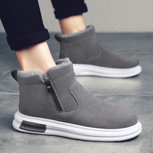 Zapatos Casuales de Cuero para Hombre - Diseño Liso y Versátil - Image 8