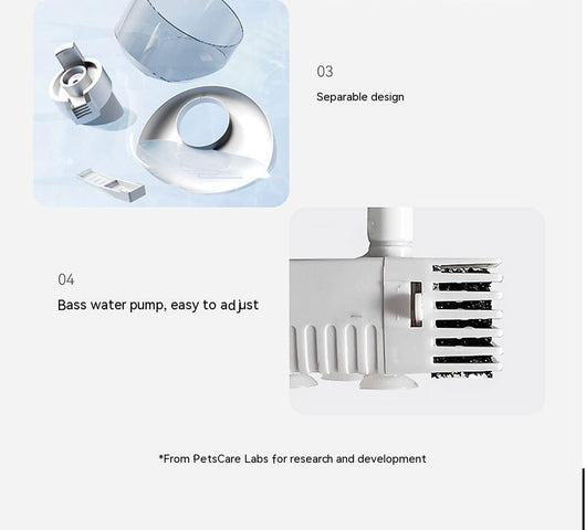 Fuente de Agua para Gatos con Inducción Inalámbrica - Image 14