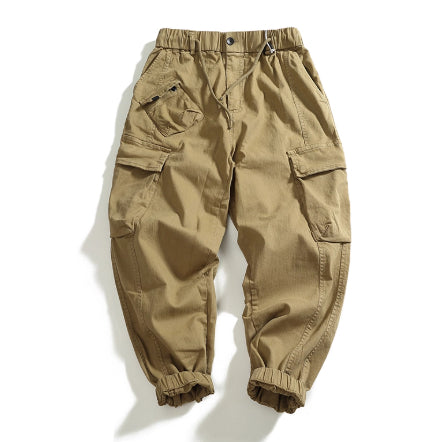 Pantalones Cargo Sueltos con Múltiples Bolsillos y Efecto Desgastado - Image 13