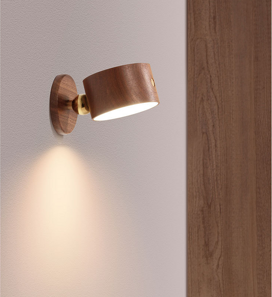 Lámpara de Noche de Madera Natural para Dormitorio - Image 16